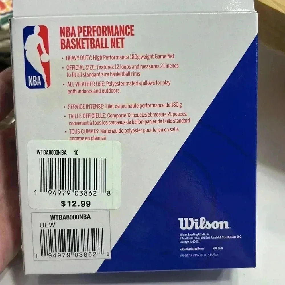 Brand new in box NBA basketball net AND Coaches 2 sided dry erase board - Picture 3 of 5
